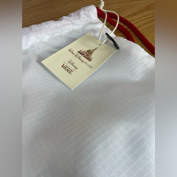 Vans Disney Parks Walt Disney World 50th Florida Drawstring Backpack NEW WDW - Picture 8 of 12